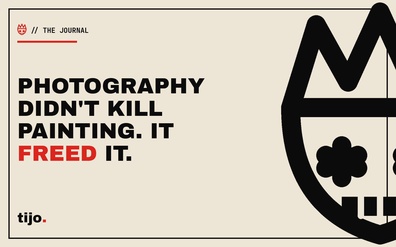 Photography didn't kill painting. It freed it.