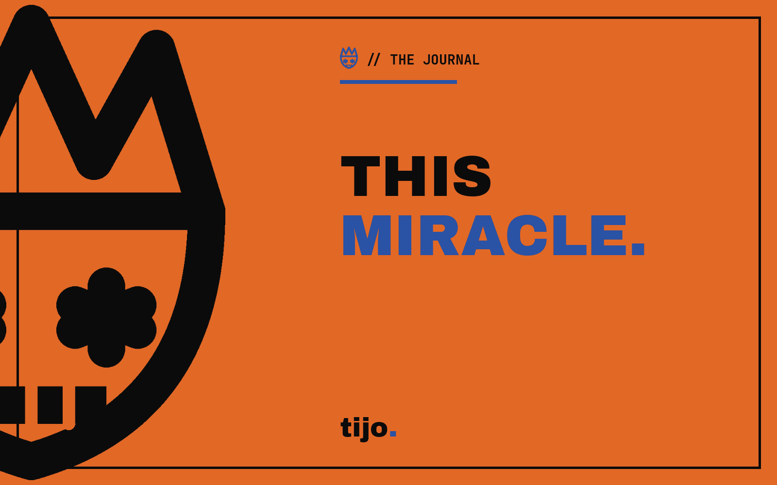 This miracle.