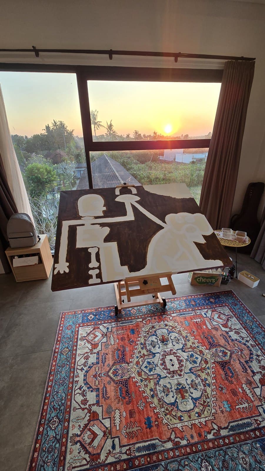 Dog & Boy v2 in progress — stage 3 of 4